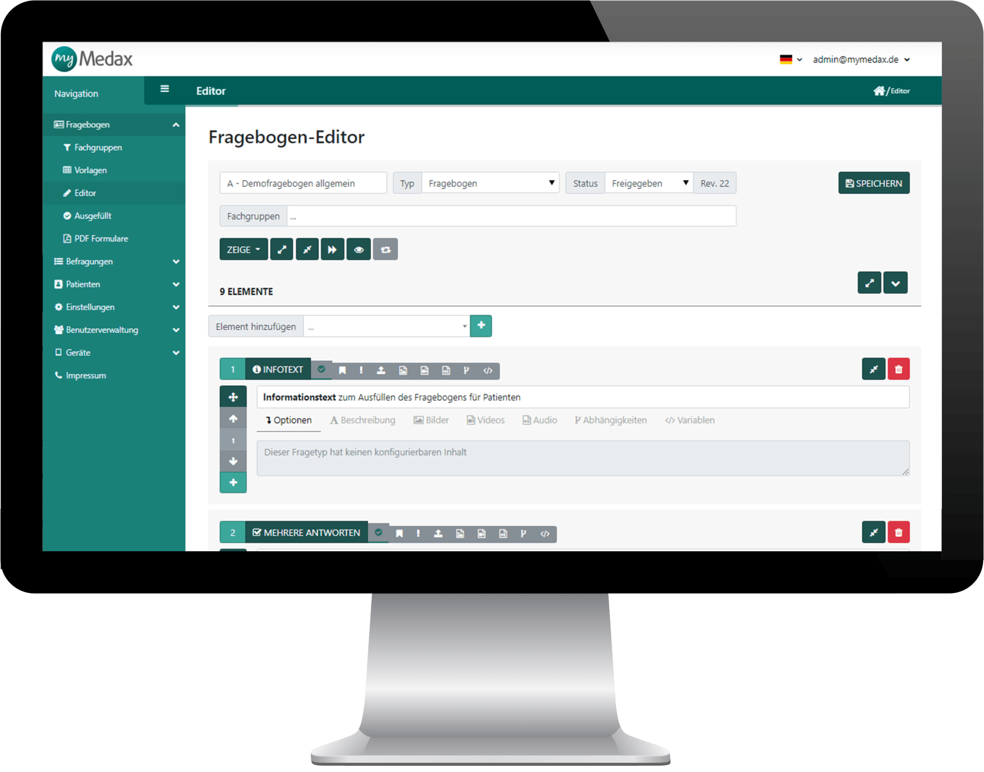 myMedax - digitale Anamnesebögen