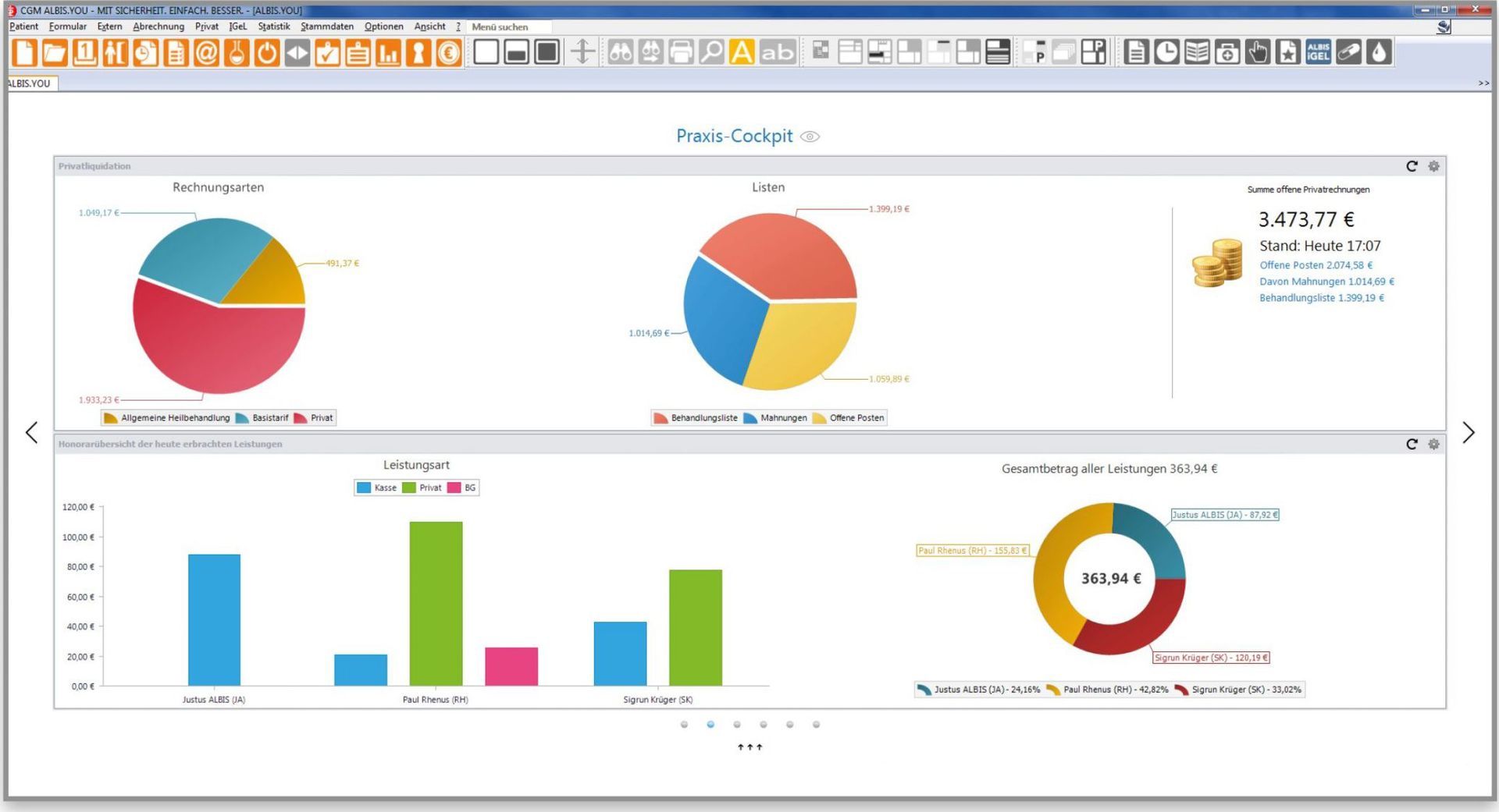 Arztsoftware ALBIS