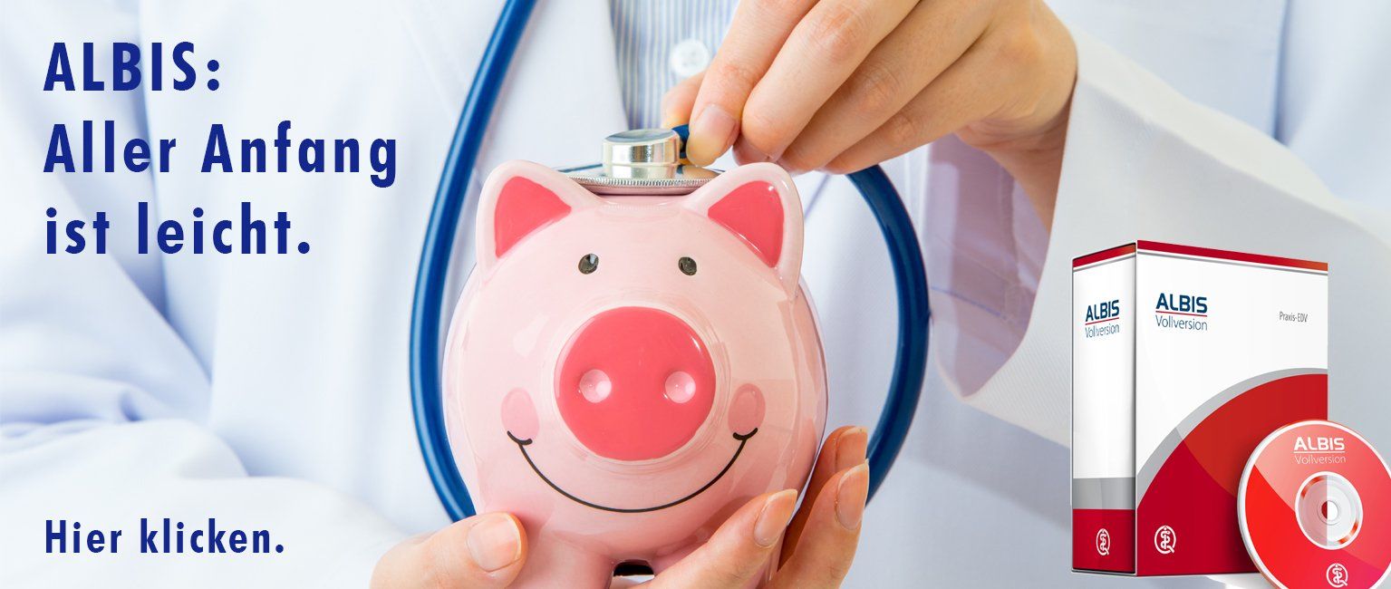 Praxis-Software ALBIS Aktion für Neukunden