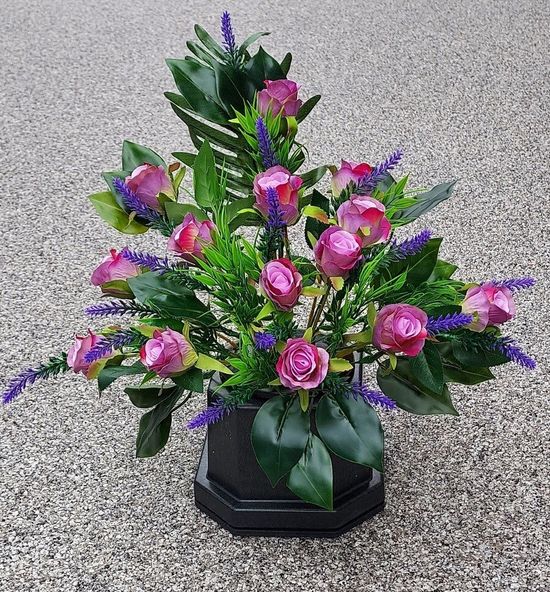 Purple Rose  Arrangement for your Monumental Vase