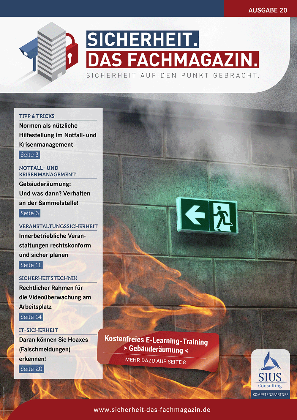 SICHERHEIT. Das Fachmagazin. - Ausgabe 20 SICHERHEIT. Das Fachmagazin. - Ausgabe 20