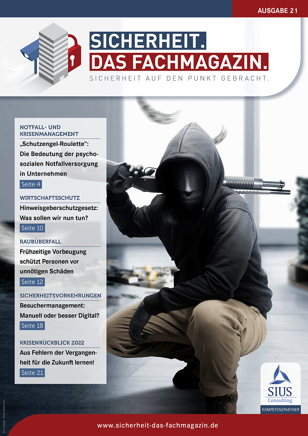 SICHERHEIT. Das Fachmagazin. - Ausgabe 21 SICHERHEIT. Das Fachmagazin. - Ausgabe 21