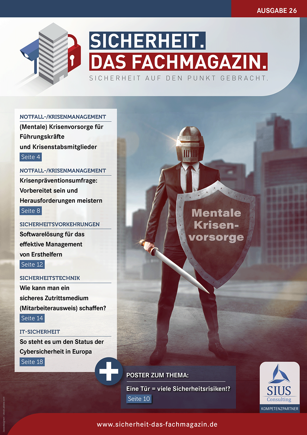 SICHERHEIT. Das Fachmagazin. - Ausgabe 26 SICHERHEIT. Das Fachmagazin. - Ausgabe 26