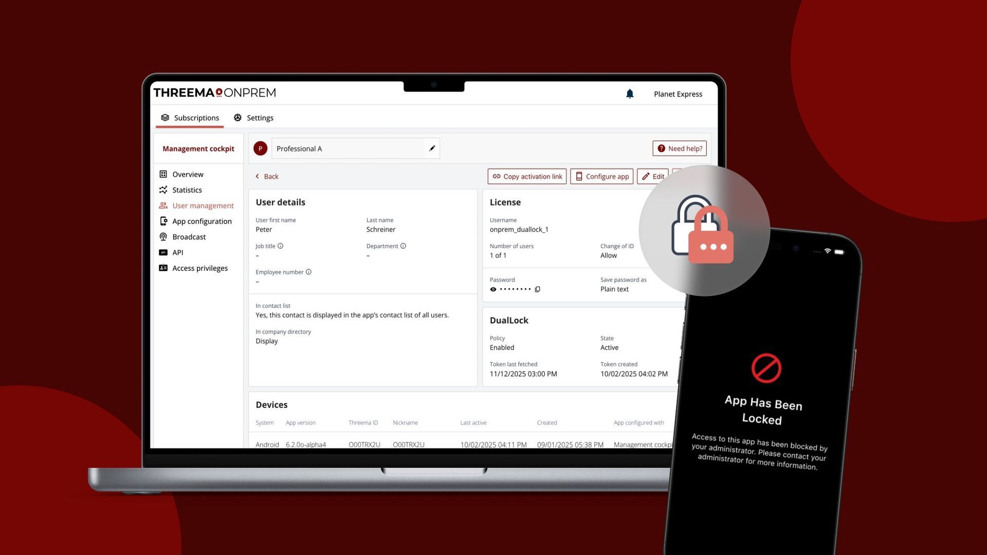 Vertrauliche Kommunikation auch bei Geräteverlust konsequent geschützt: DualLock von Threema erschliesst neues Sicherheitslevel Vertrauliche Kommunikation auch bei Geräteverlust konsequent geschützt: DualLock von Threema erschliesst neues Sicherheitslevel