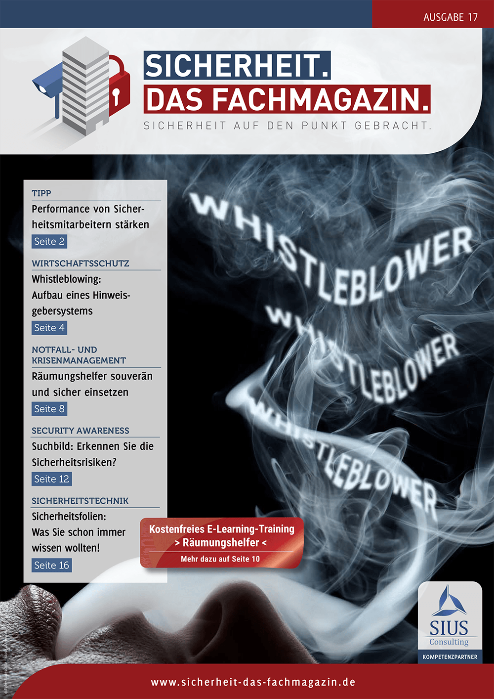 SICHERHEIT. Das Fachmagazin. - Ausgabe 17 SICHERHEIT. Das Fachmagazin. - Ausgabe 17