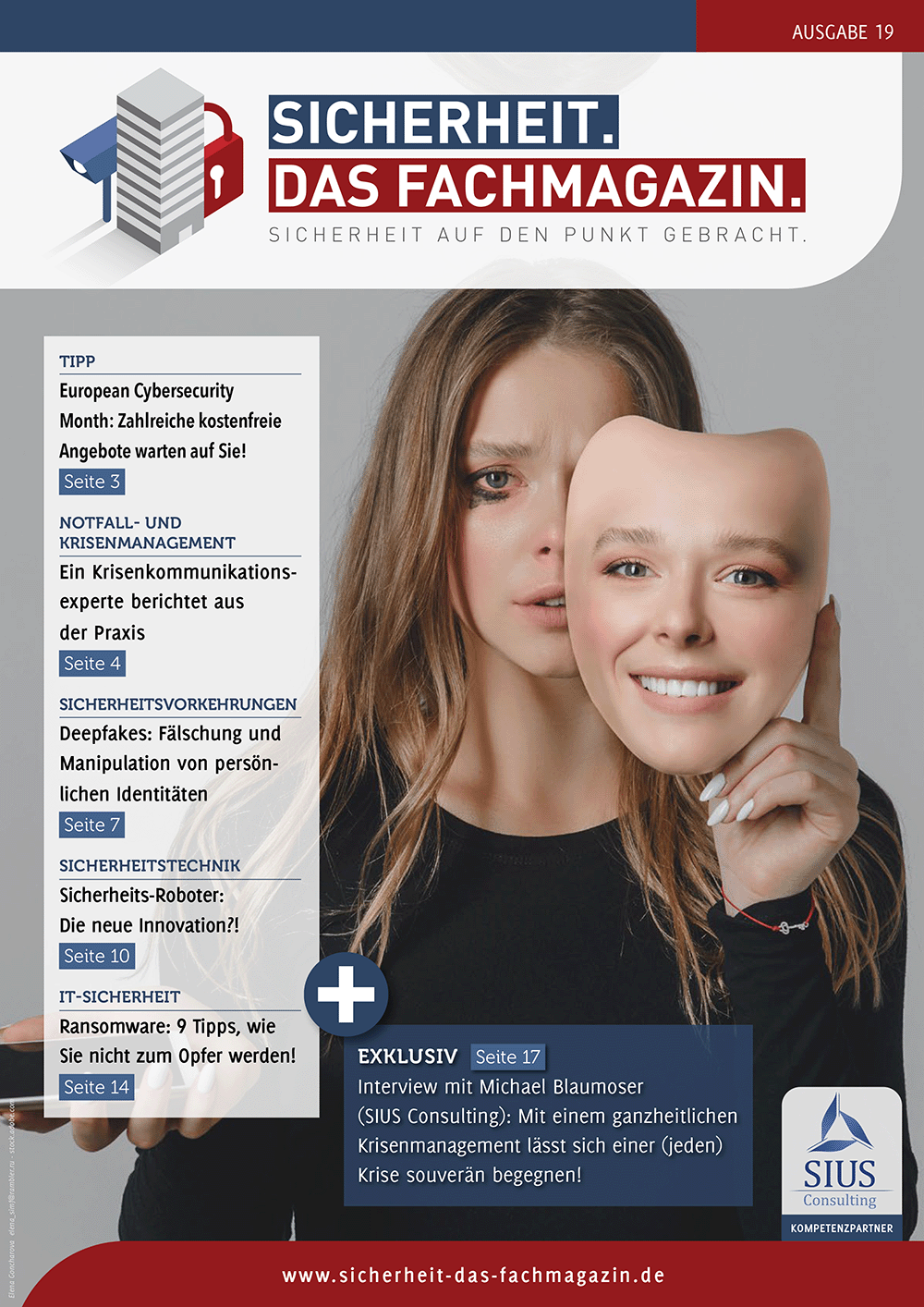 SICHERHEIT. Das Fachmagazin. - Ausgabe 19 SICHERHEIT. Das Fachmagazin. - Ausgabe 19