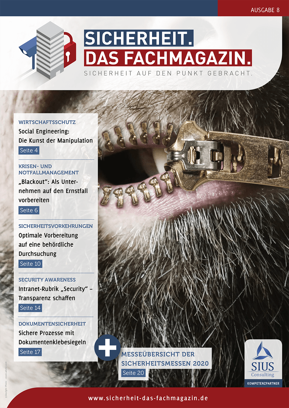 SICHERHEIT. Das Fachmagazin. - Ausgabe 8 SICHERHEIT. Das Fachmagazin. - Ausgabe 8