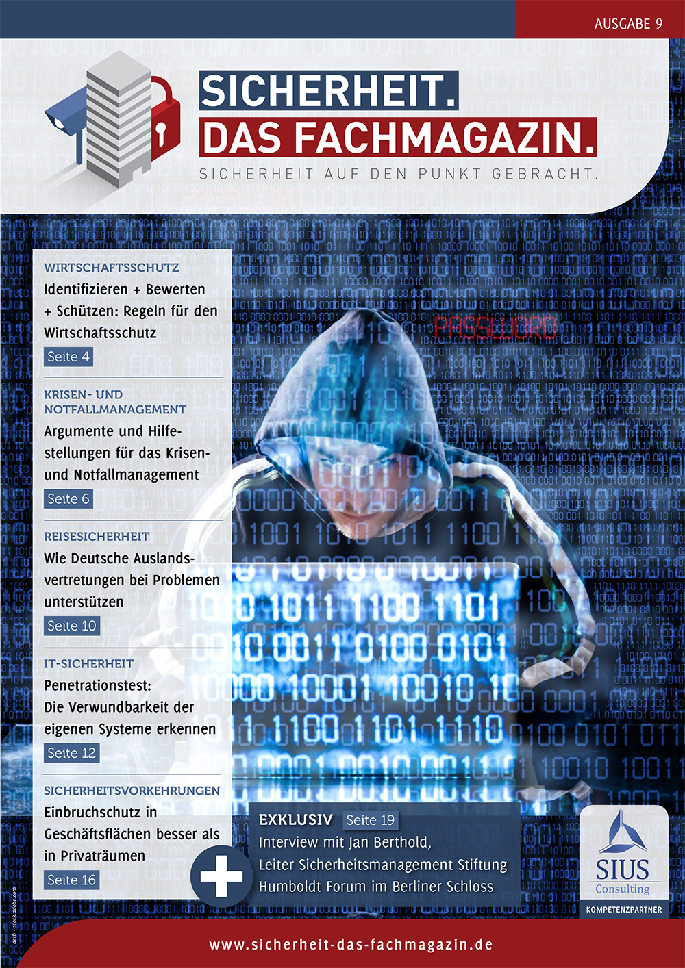 SICHERHEIT. Das Fachmagazin. - Ausgabe 9 SICHERHEIT. Das Fachmagazin. - Ausgabe 9