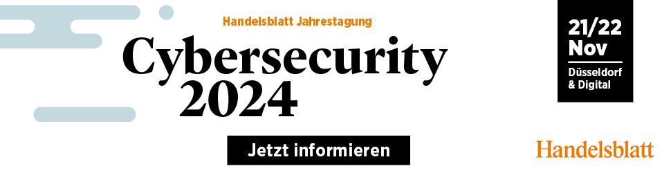 Sicherheitsmesse Handelsblatt Jahrestagung Cybersecurity 2024