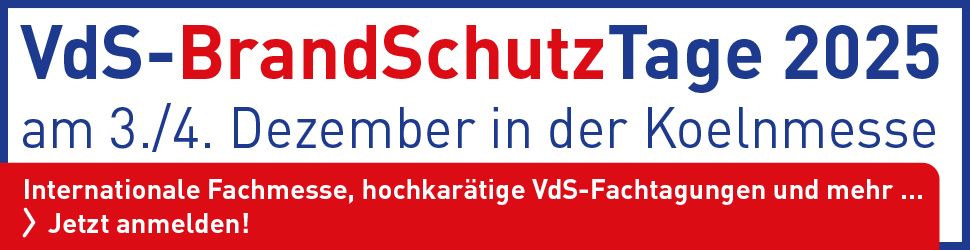 Sicherheitsmesse VdS-BrandSchutzTage 2025 Sicherheitsmesse VdS-BrandSchutzTage 2025