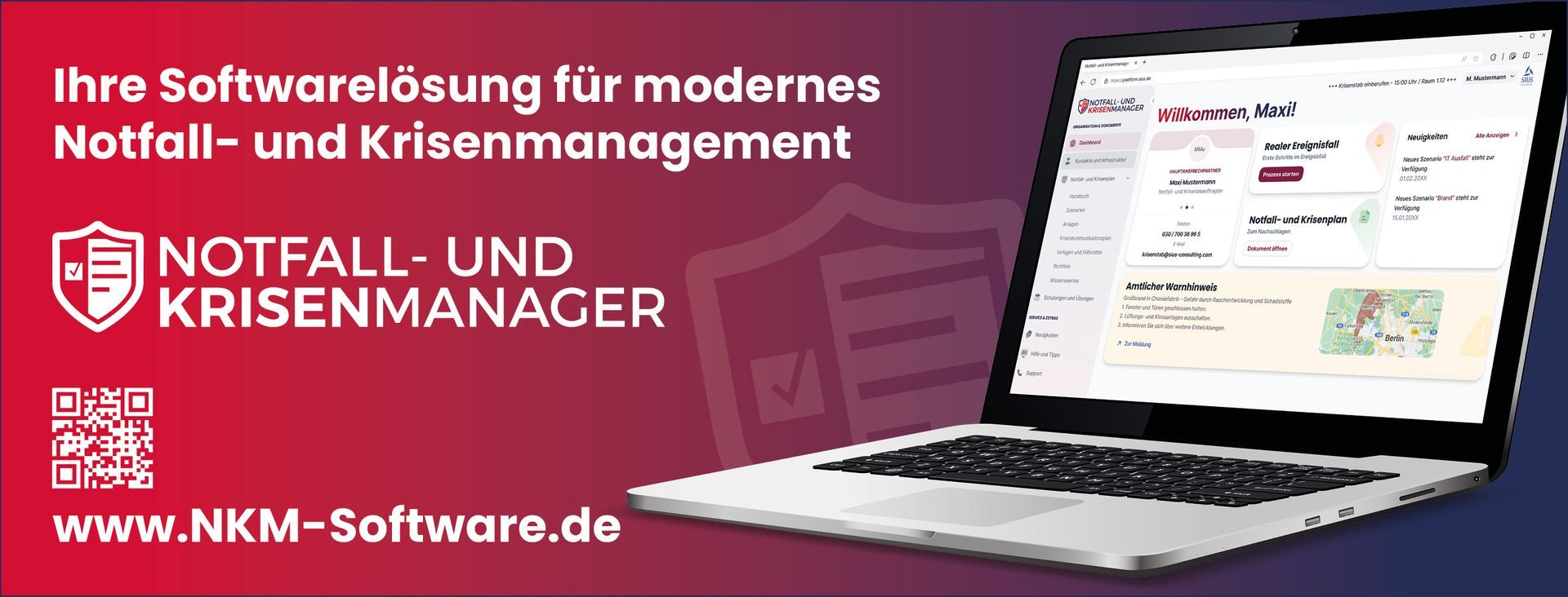 Software für Notfall- und Krisenmanagement - Der Notfall- und Krisenmanager Software für Notfall- und Krisenmanagement - Der Notfall- und Krisenmanager