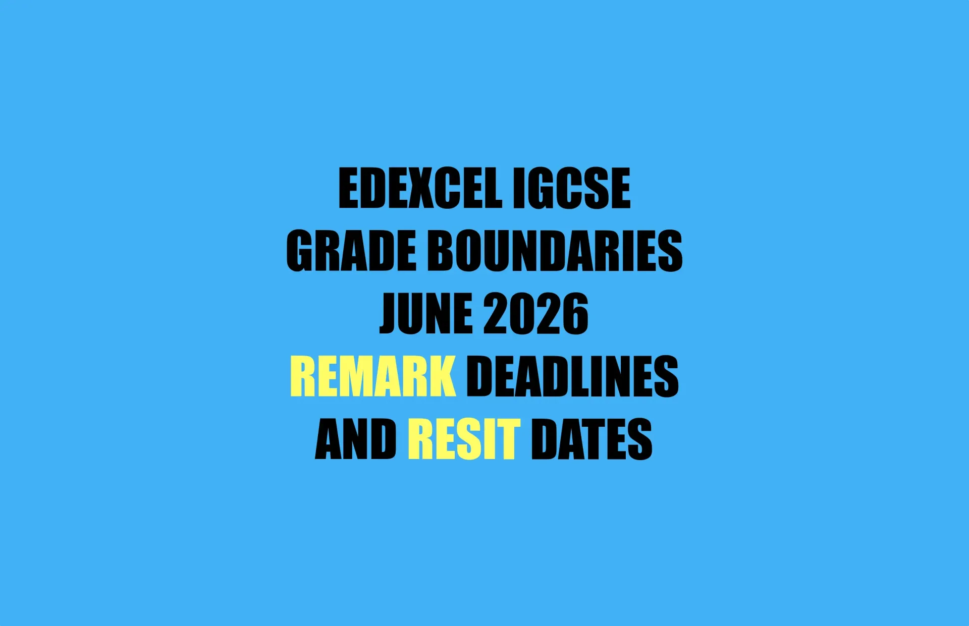 Edexcel IGCSE June 2026 grade boundaries table for Biology and Chemistry with R papers highlighted