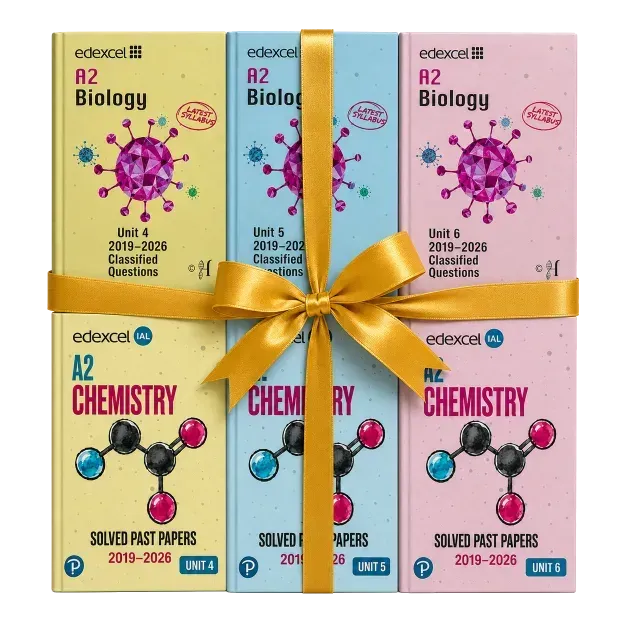 Edexcel IAL A2 Biology and Chemistry solved past papers, units 4 to 6