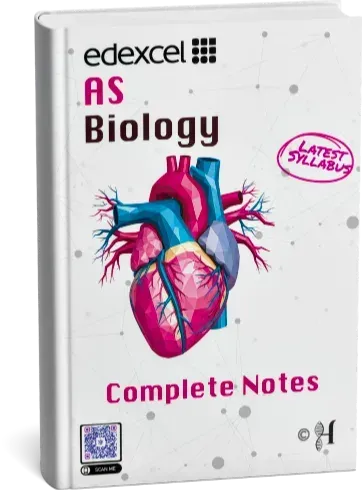 A pink Edexcel AS Biology textbook features a human heart and