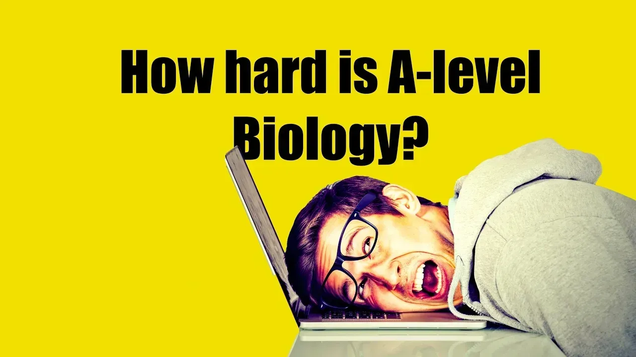 A frustrated student with glasses lies on a laptop next to the text