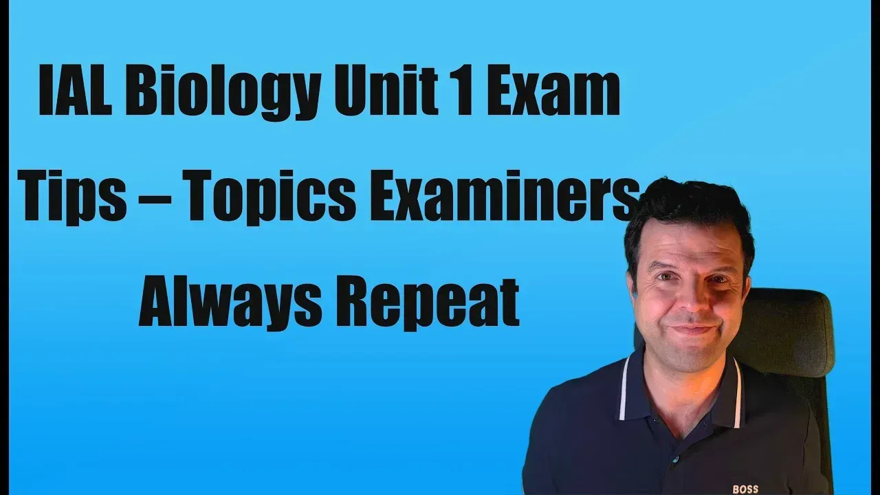 A man in a navy shirt smiles, with text