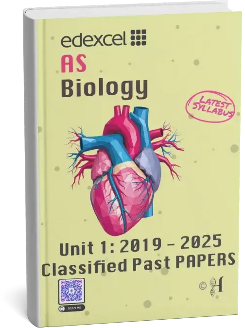 A yellow Edexcel AS Chemistry textbook with a molecular cage and