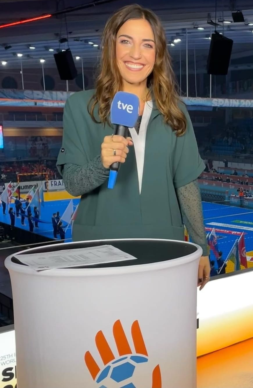 maquillaje para RTVE Presentadora de RTVE en el partido de Torrevieja