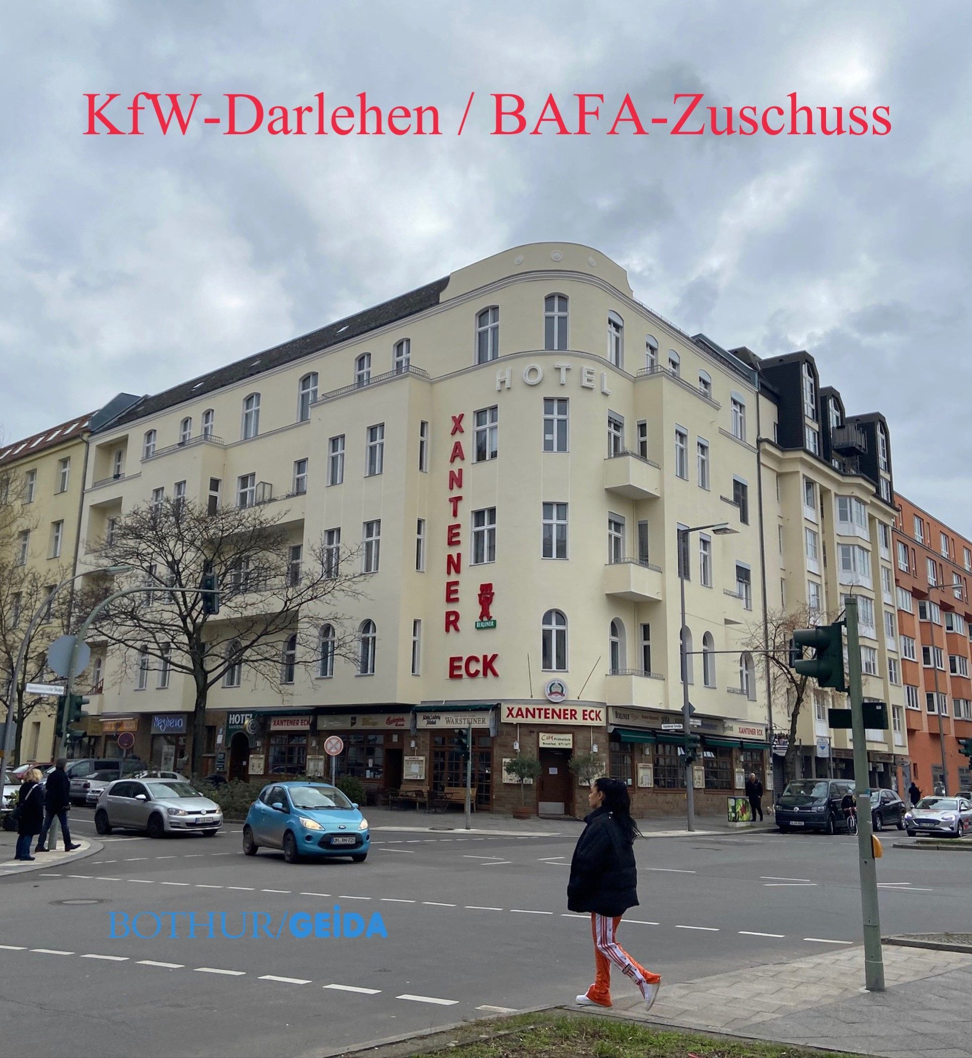 DACHAUSBAU mit 4 Wohnungen in Berlin Wilmersdorf mit KfW Darlehen im Förderprogramm Effizienzhaus 55.