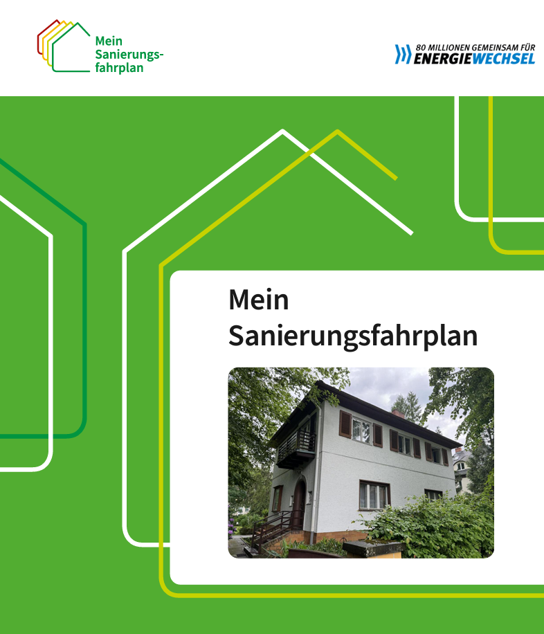 Sanierungsfahrplan für ein Einfamilienhaus in Berlin Zehlendorf für die energetische Gebäudesanierung mit den Bereichen Außenwanddämmung, Wärmeschutzfenster, Austausch der ÖL-Zentralheizung.