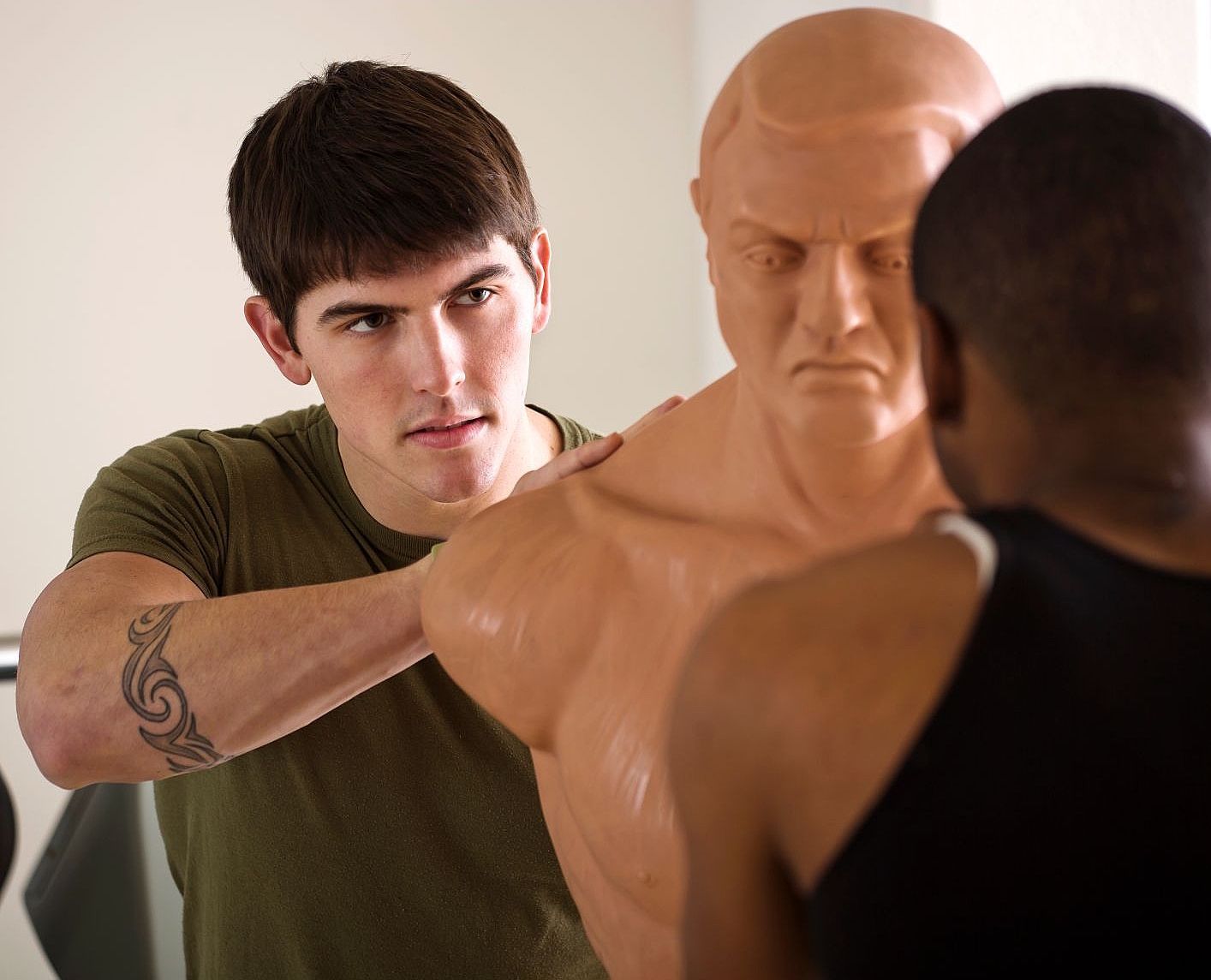 Defending Yourself Boys with Dummie