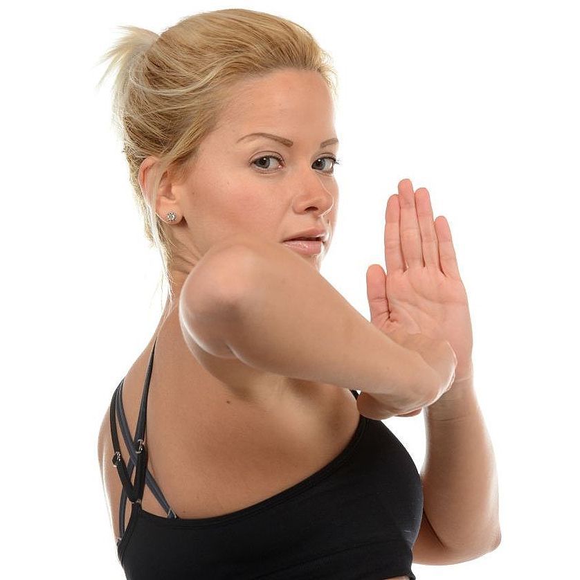Defendings Yourself Blonde Woman