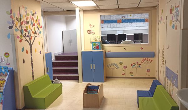 Coin lecture pour les enfants hôpital d'Armentières