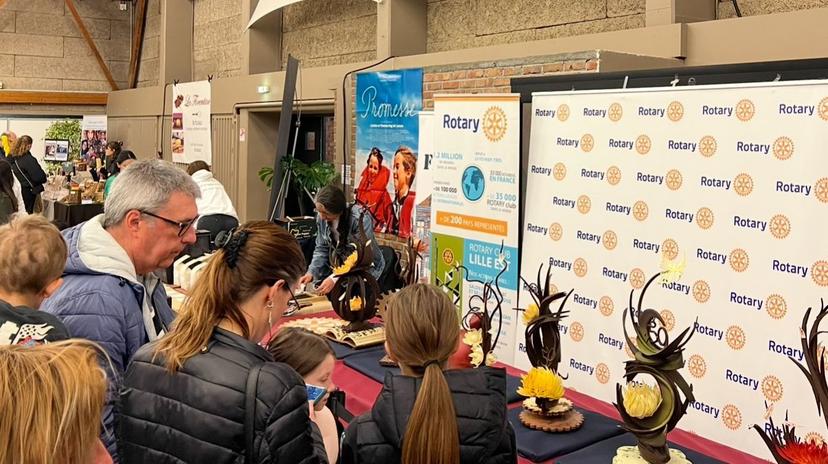Salon du Chocolat et de la Gourmandise à Villeneuve d'Ascq, organisé par le Club Rotary Lille Est