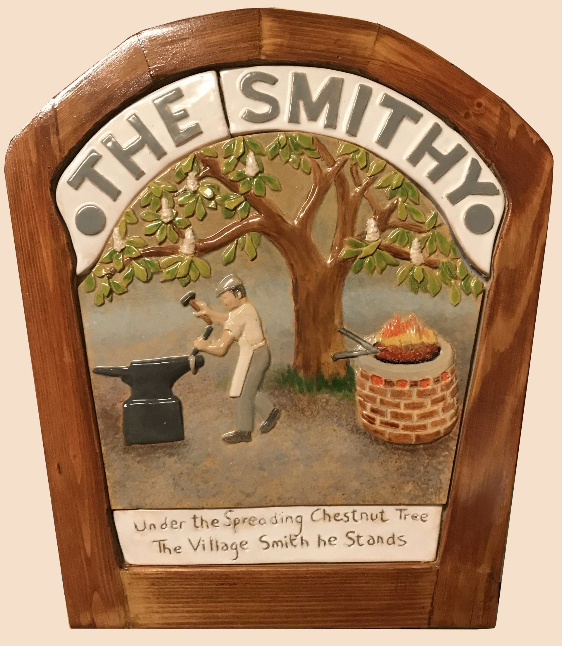 Ceramic Smithy sign Smithy sign