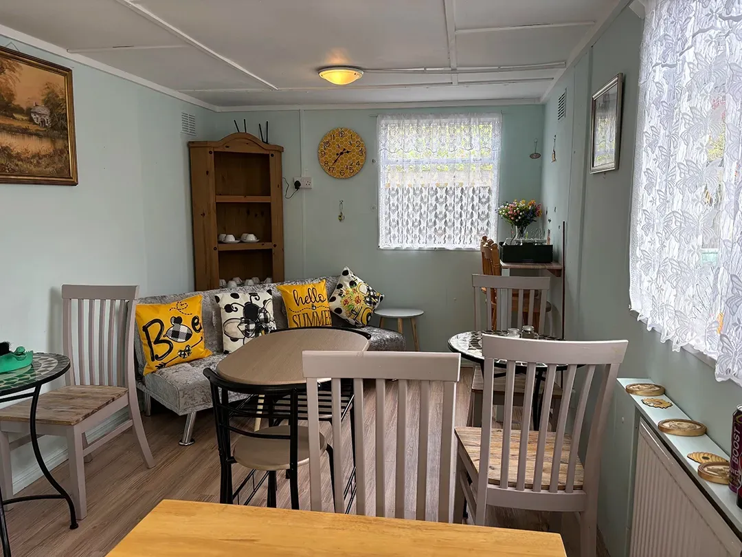 Busy bee cafe Inside the Busy Bee cafe