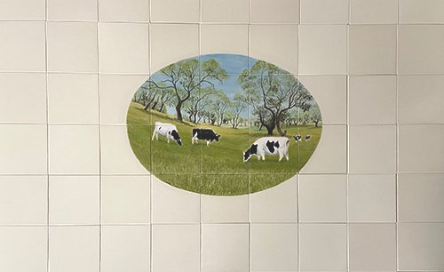 Tile mural