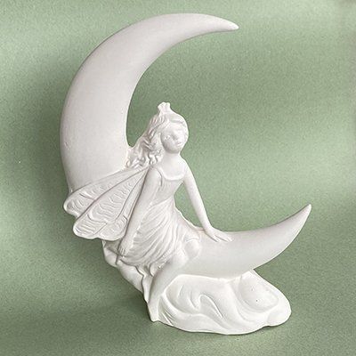 fairy on the crescent moon