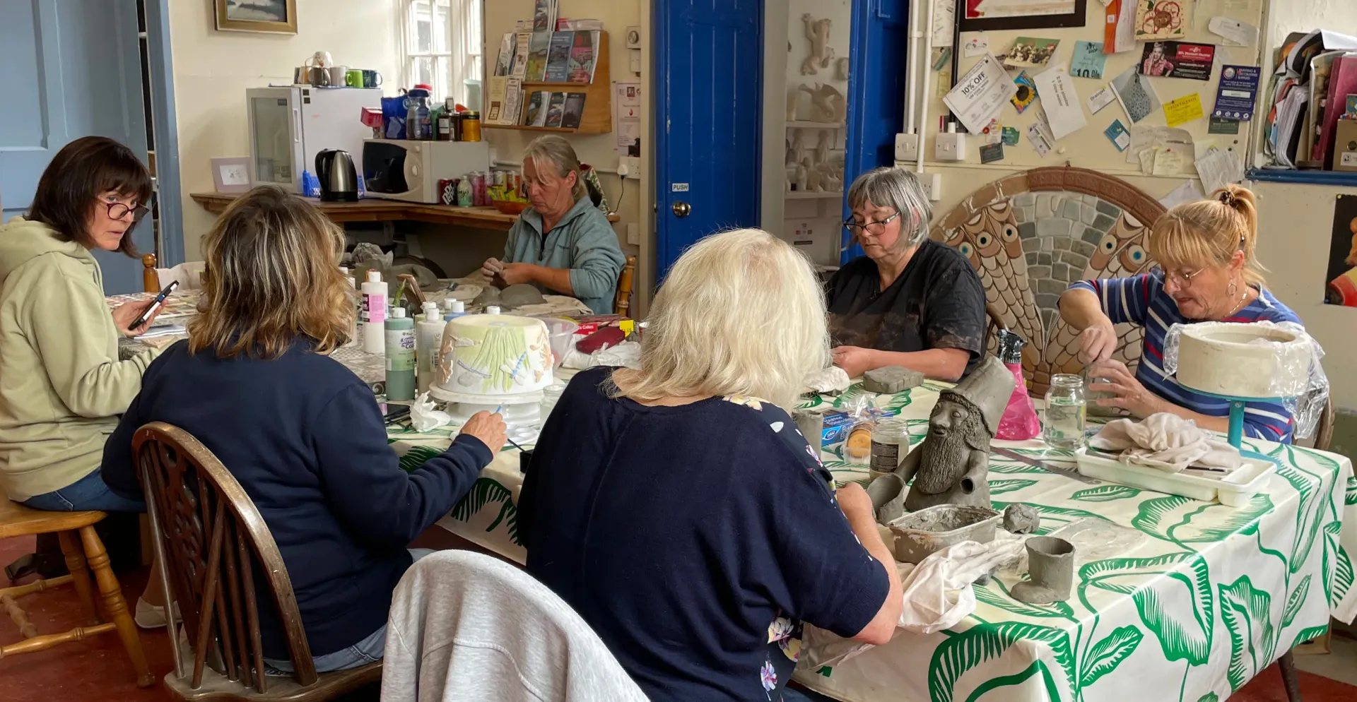 pottery in the studio Pottery making in the studio