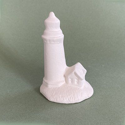 small lighthouse with house