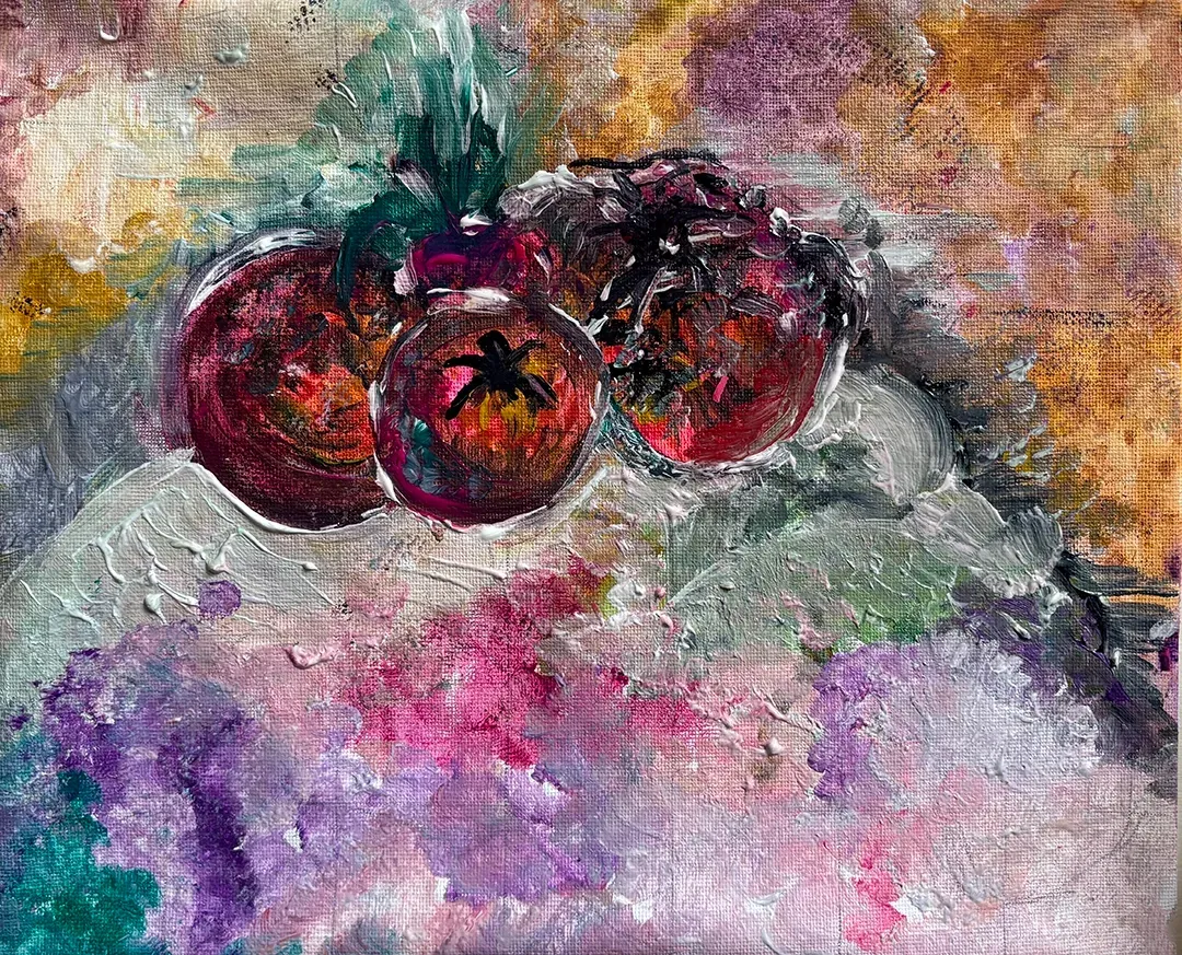 Tomatoes still life