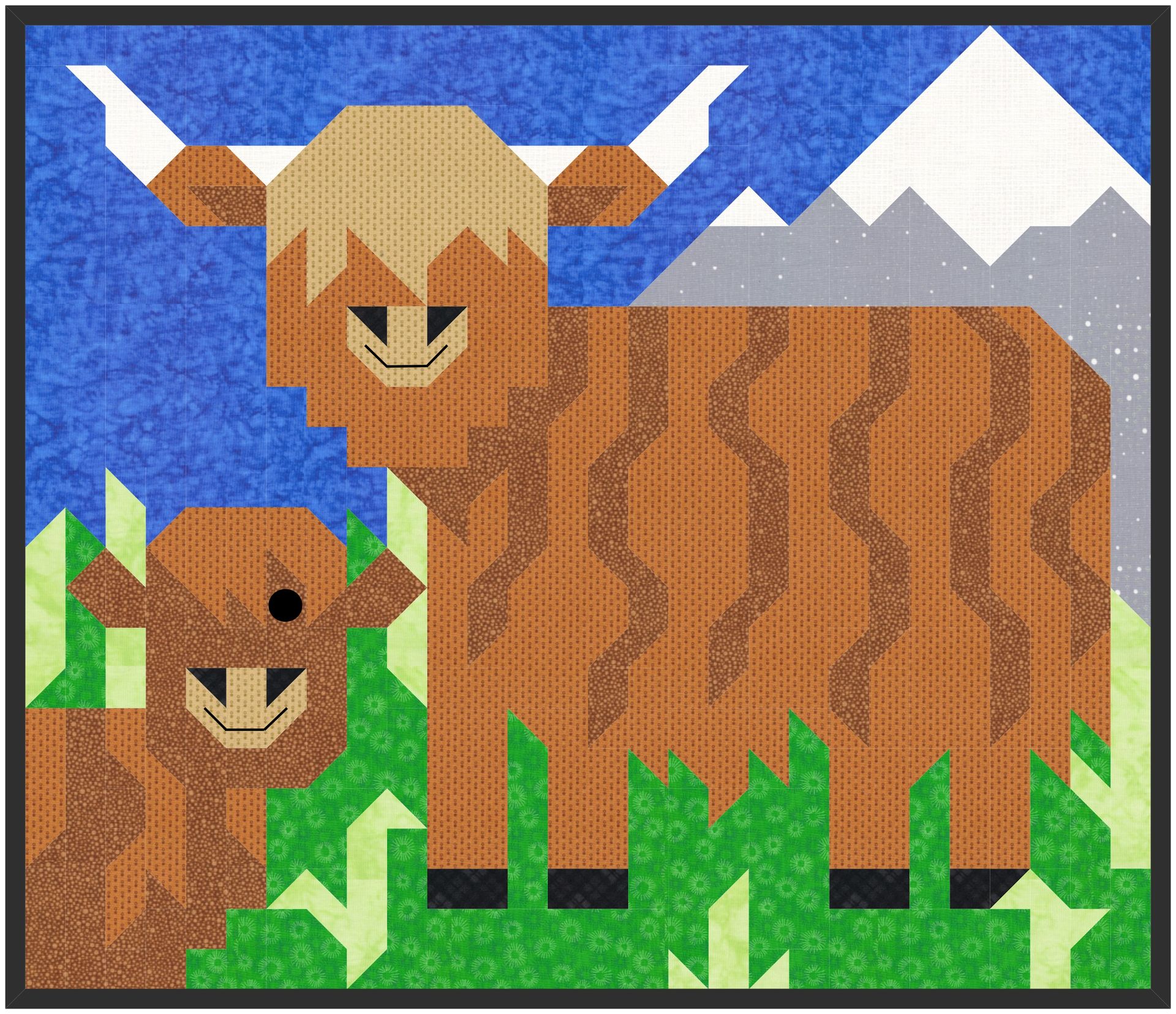 Counted Quilts Pig Quilt Pattern