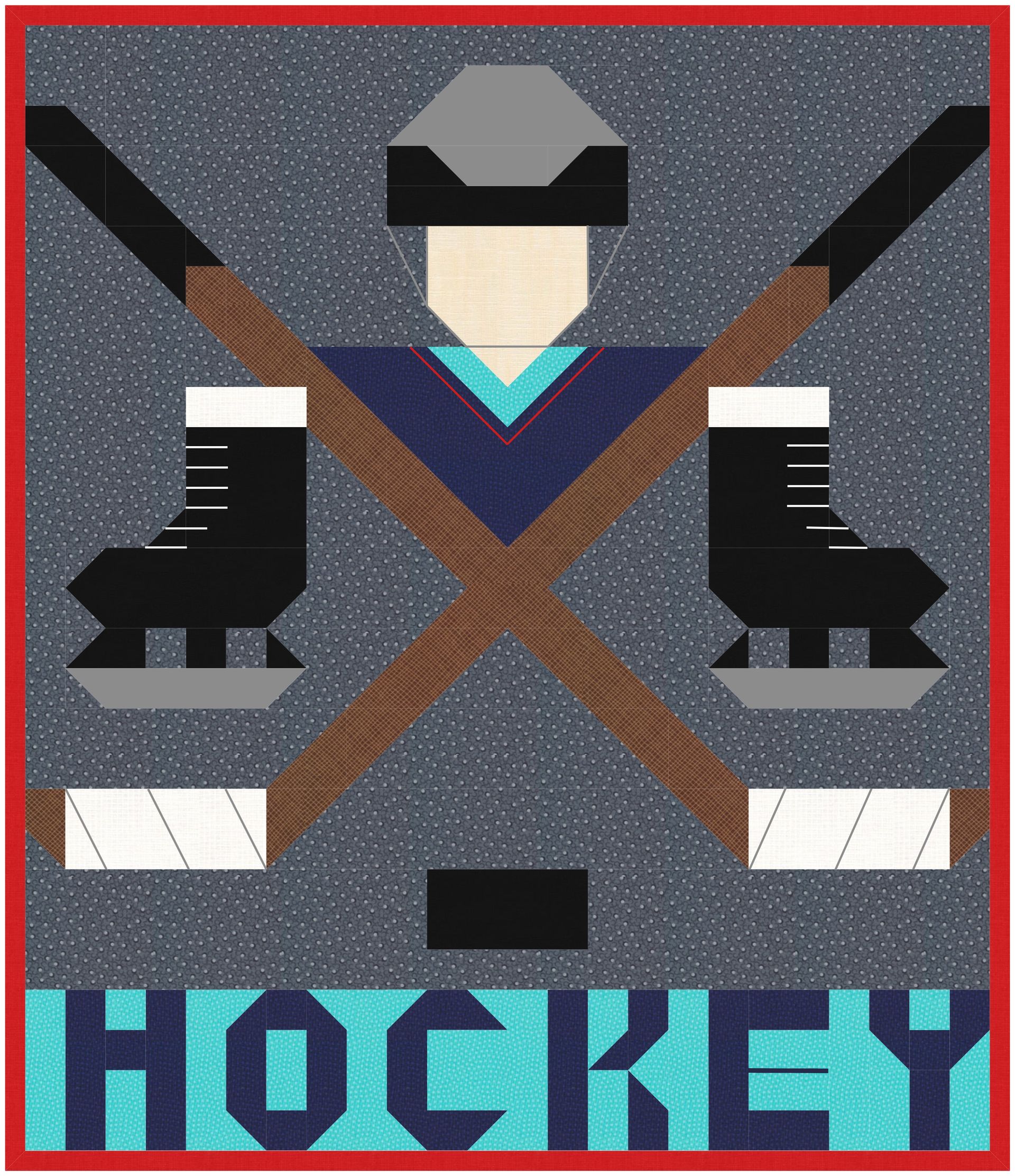 Counted Quilts Hockey Sticks Quilt Pattern