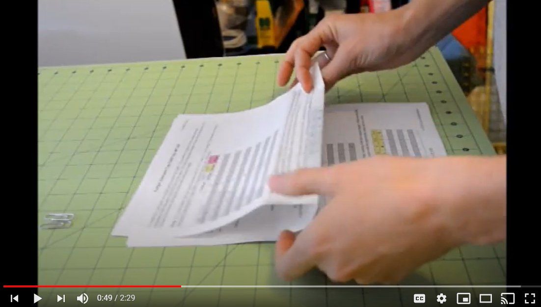 Video on how to use the sizing charts