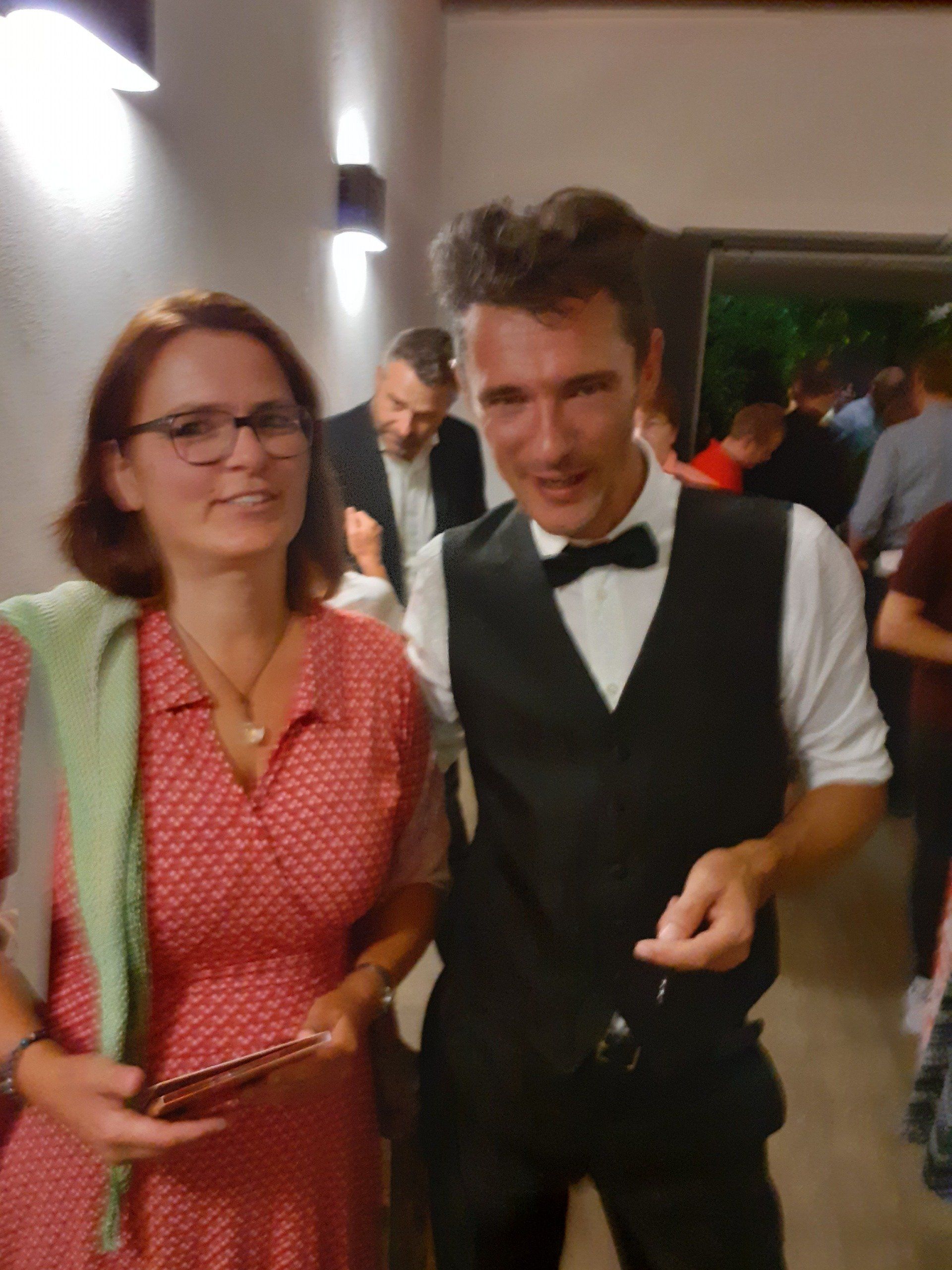 Maria Weidinger mit Herbert Pixner