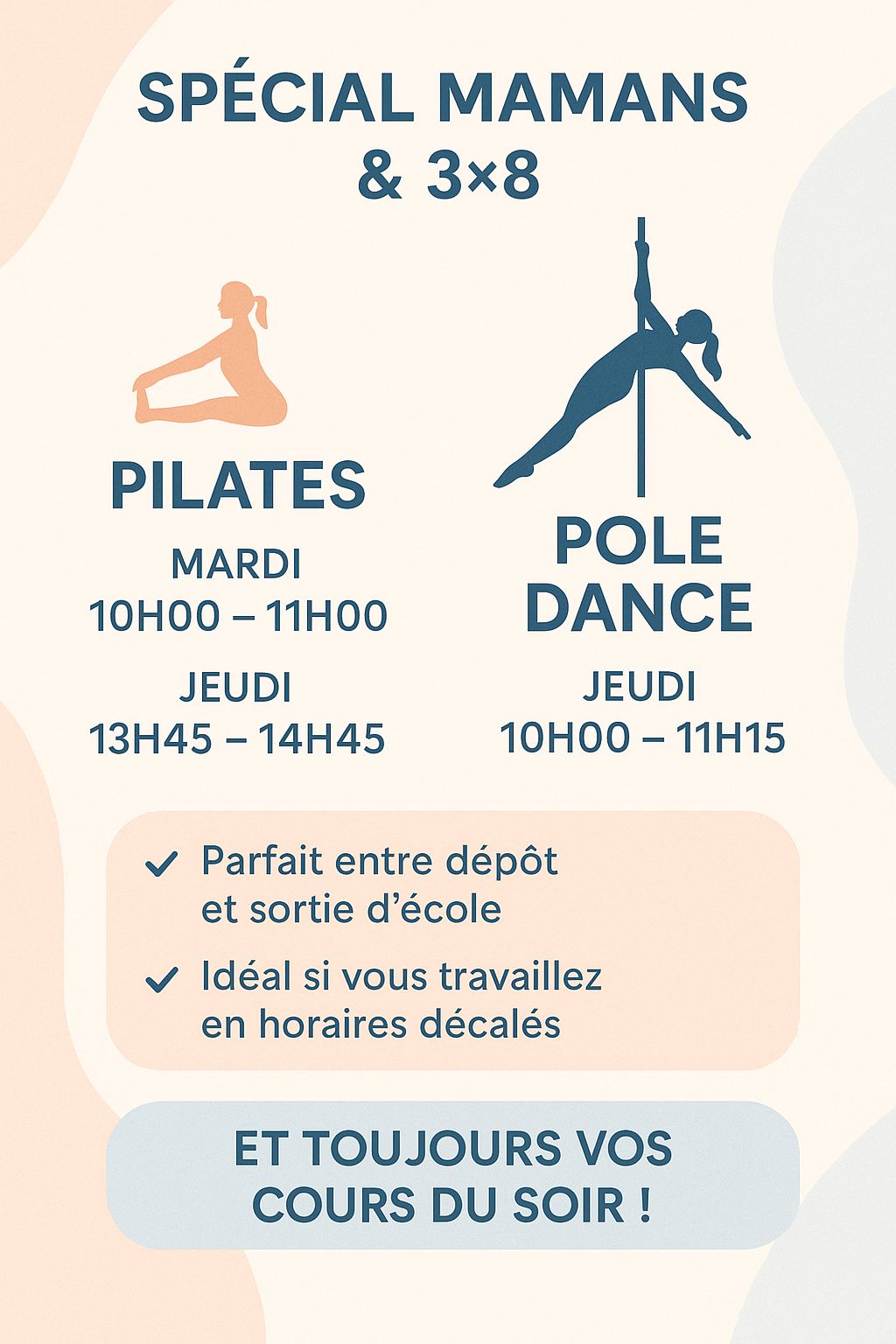 quelque soit votre Age, votre morphologie tentez la pole dance cours de pole dance de 13 ans à 77 ans