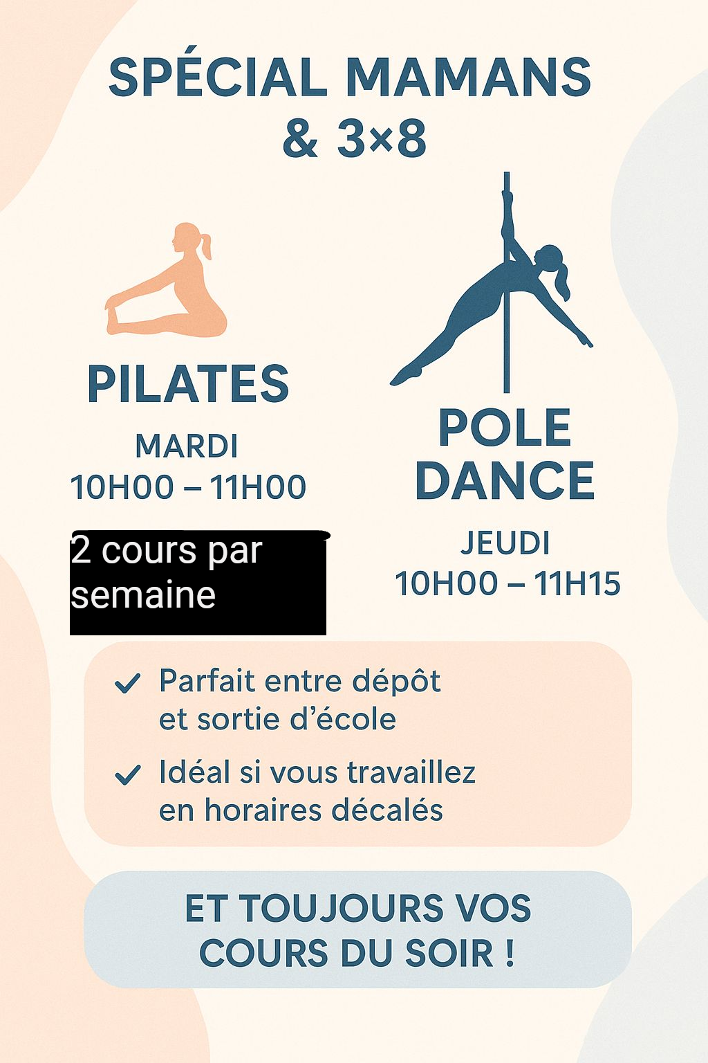 quelque soit votre Age, votre morphologie tentez la pole dance cours de pole dance de 13 ans à 77 ans