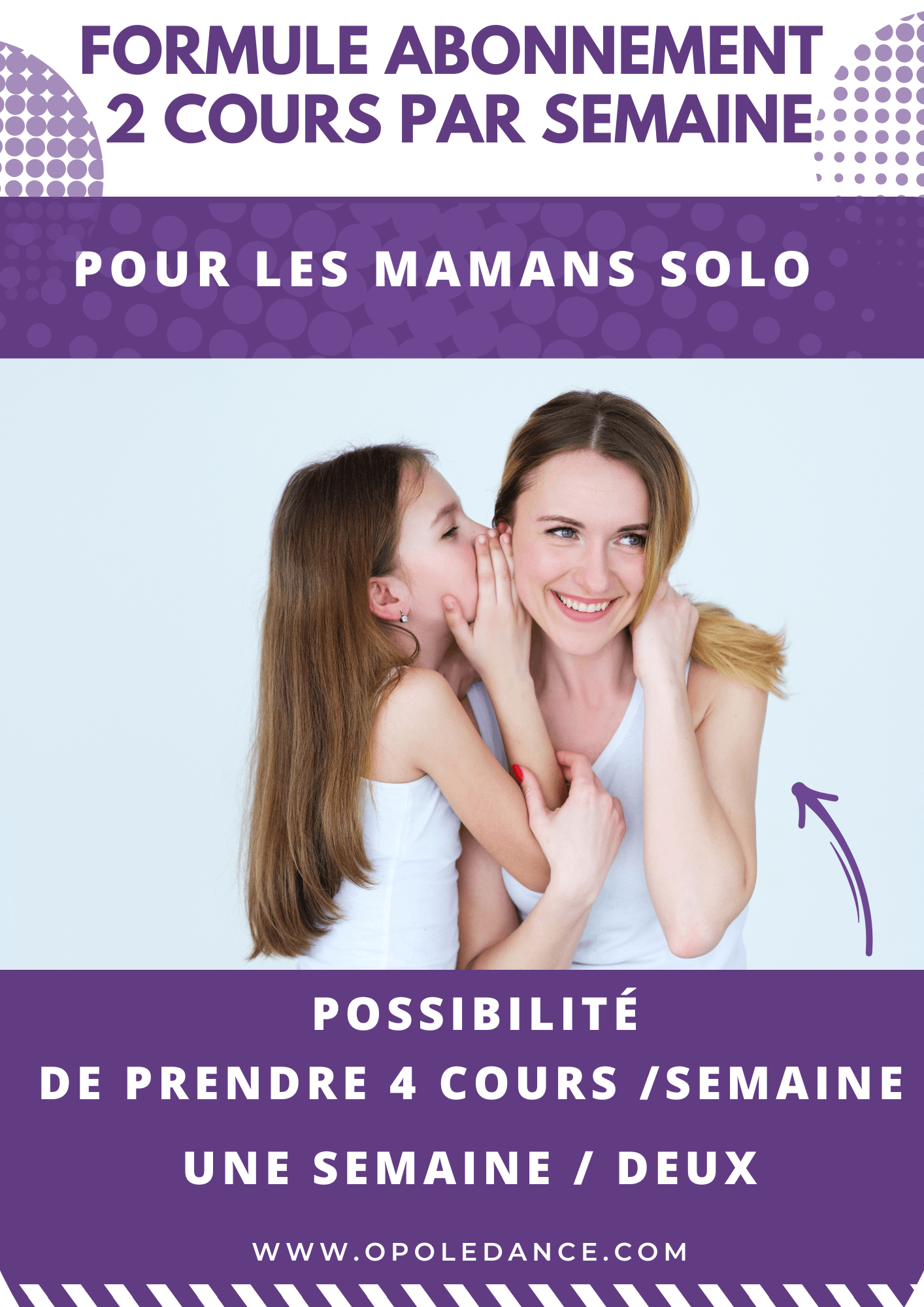 exemple avec l'abonnement 80 cours 80 cours de POLE DANCE ou FITNESS