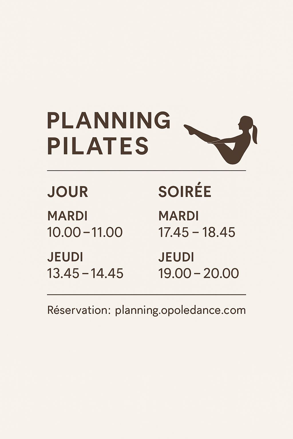 planning pilates opoledance
