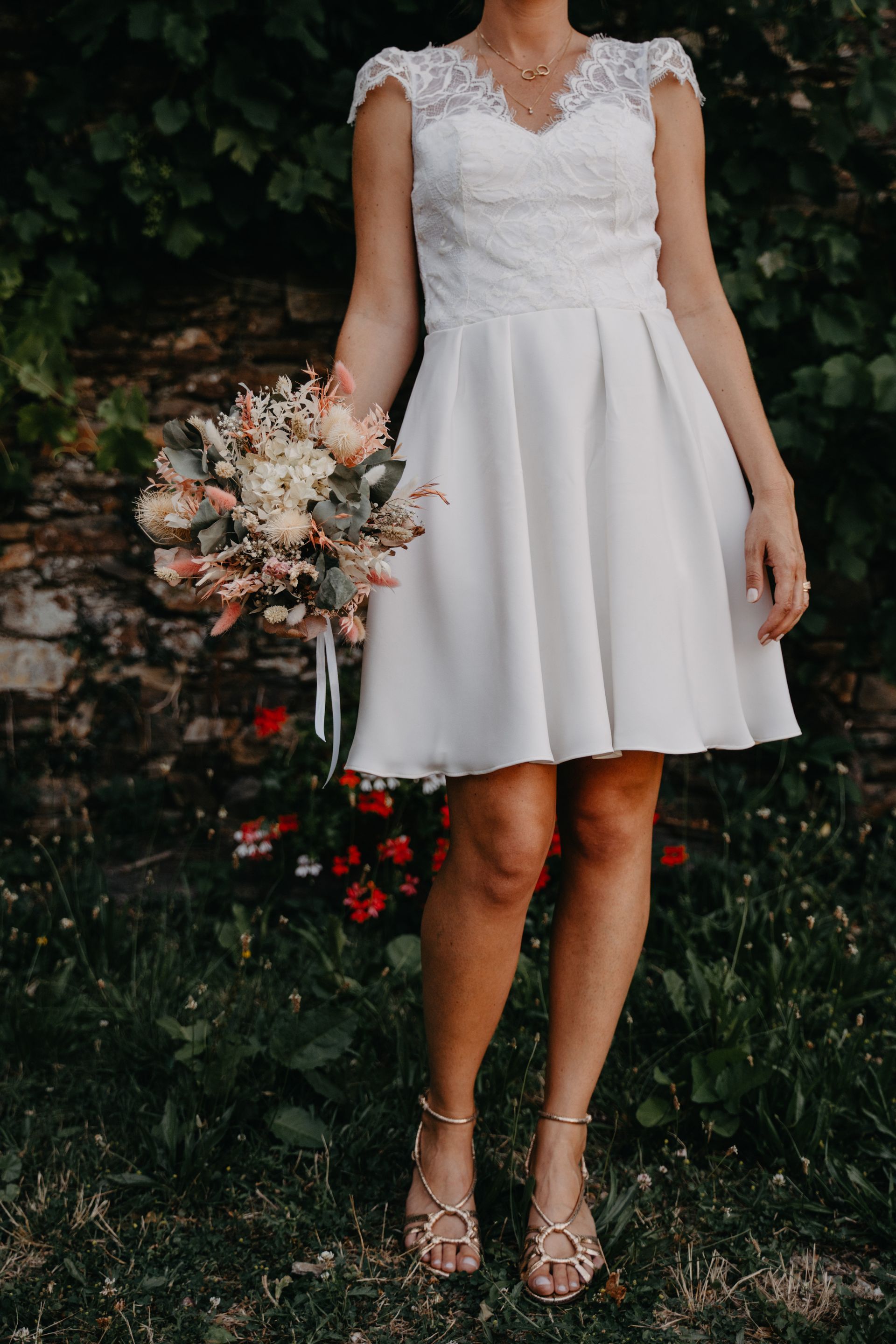 Création robe de mariée - vraies mariées