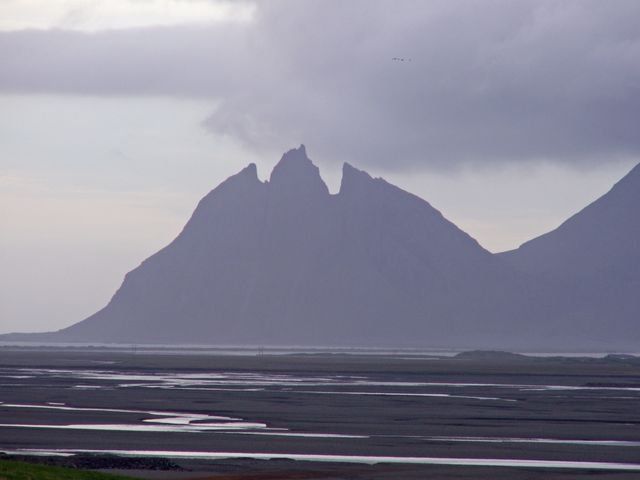 La mer d'Höfn Islande