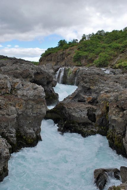 Les chutes de Barnafoss Islande
