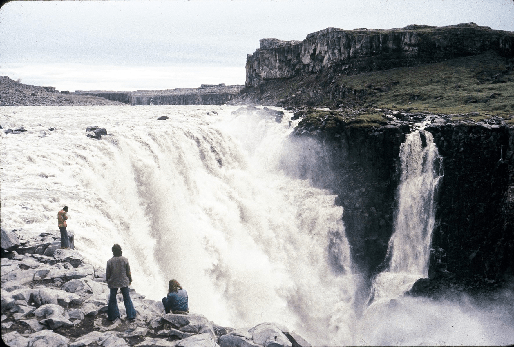 Ian Manook à Gulfoss Islande - Photo de Ian Manook