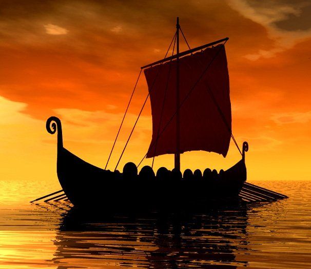 Knör bateau viking