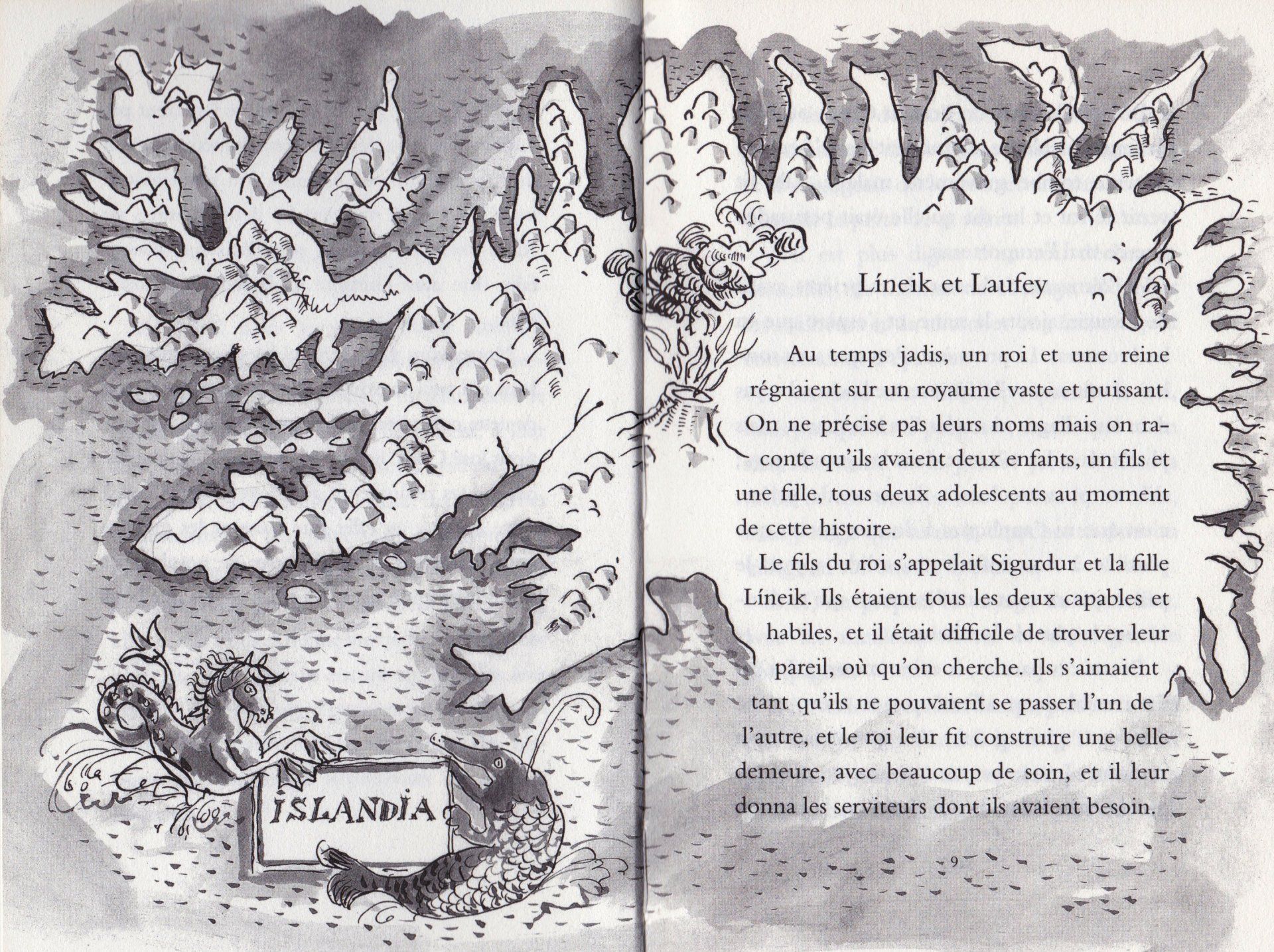 Début du conte Líneik et Laufey