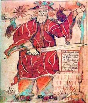 Odin, dieu de la mythologie scandinave